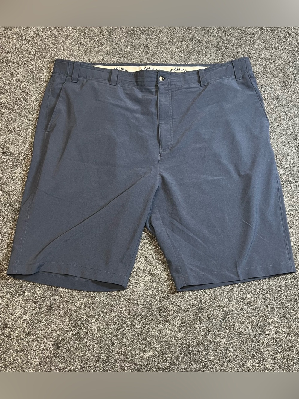 Callaway Men’s Golf Shorts 44 Navy Blue Stretch Performance Casual